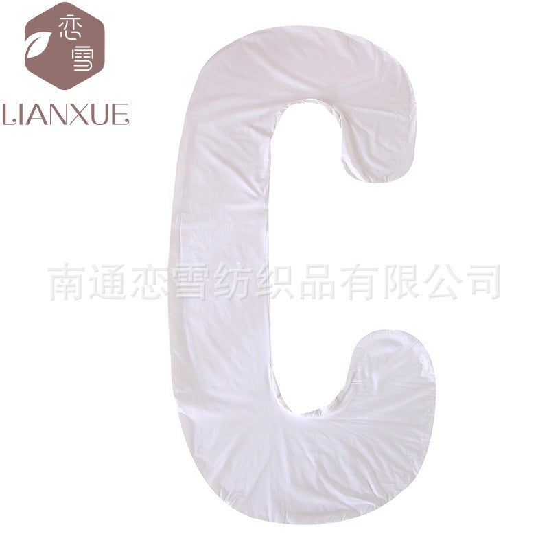 Pregnancy Pillow C-Shaped Waist Support Side Sleeping Pillowcase Independent Site Manufacturer Specializes In Supplying During Pregnancy - Image 3