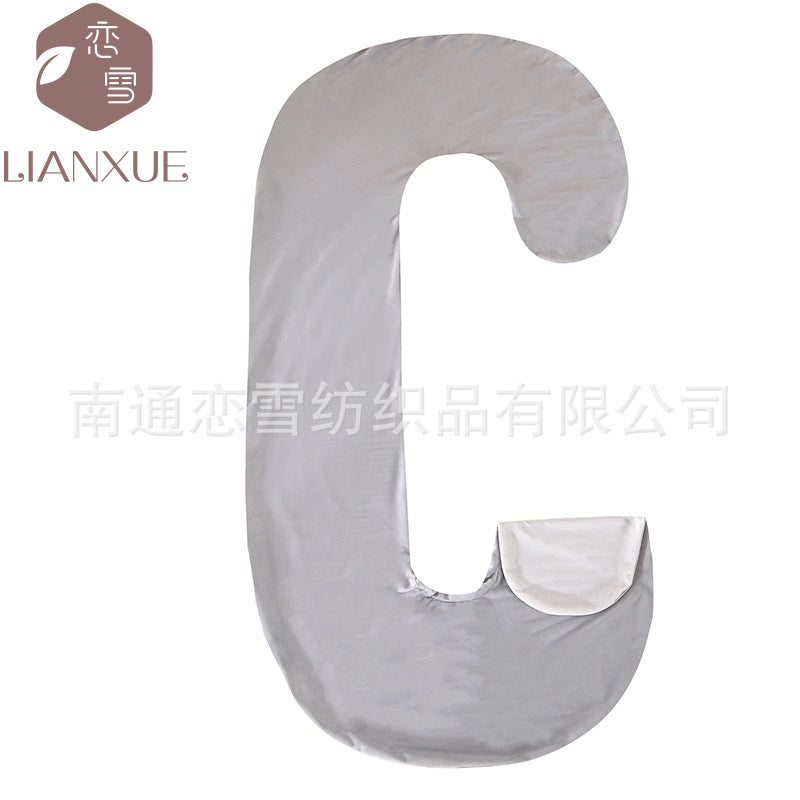 Pregnancy Pillow C-Shaped Waist Support Side Sleeping Pillowcase Independent Site Manufacturer Specializes In Supplying During Pregnancy - Image 1