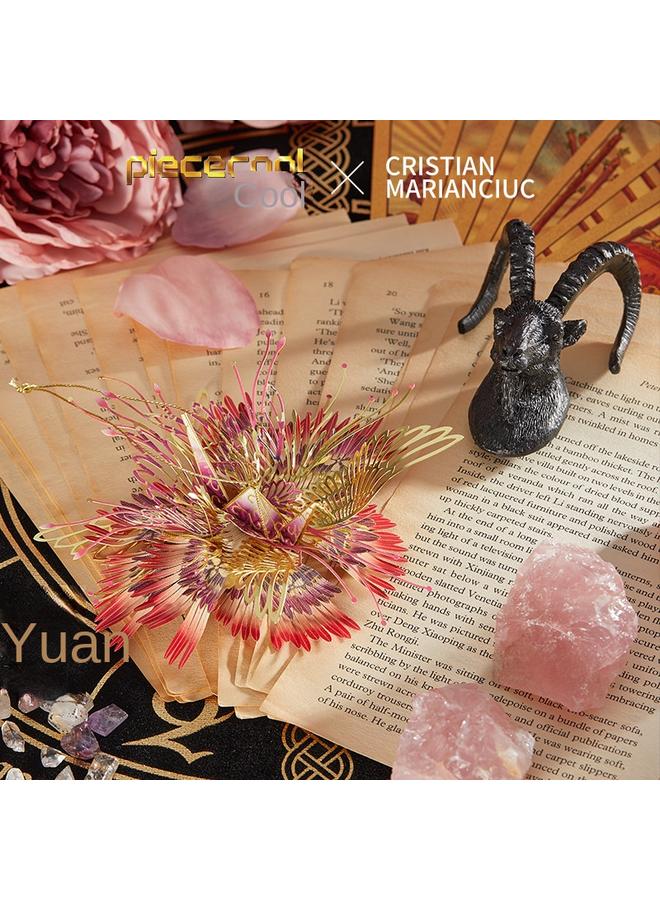 Bluejw Thousand Wish Crane Constellation Series Metal 3D Three-dimensional Puzzle New Aries Assembled Model Ornaments For Girlfriend - Image 5