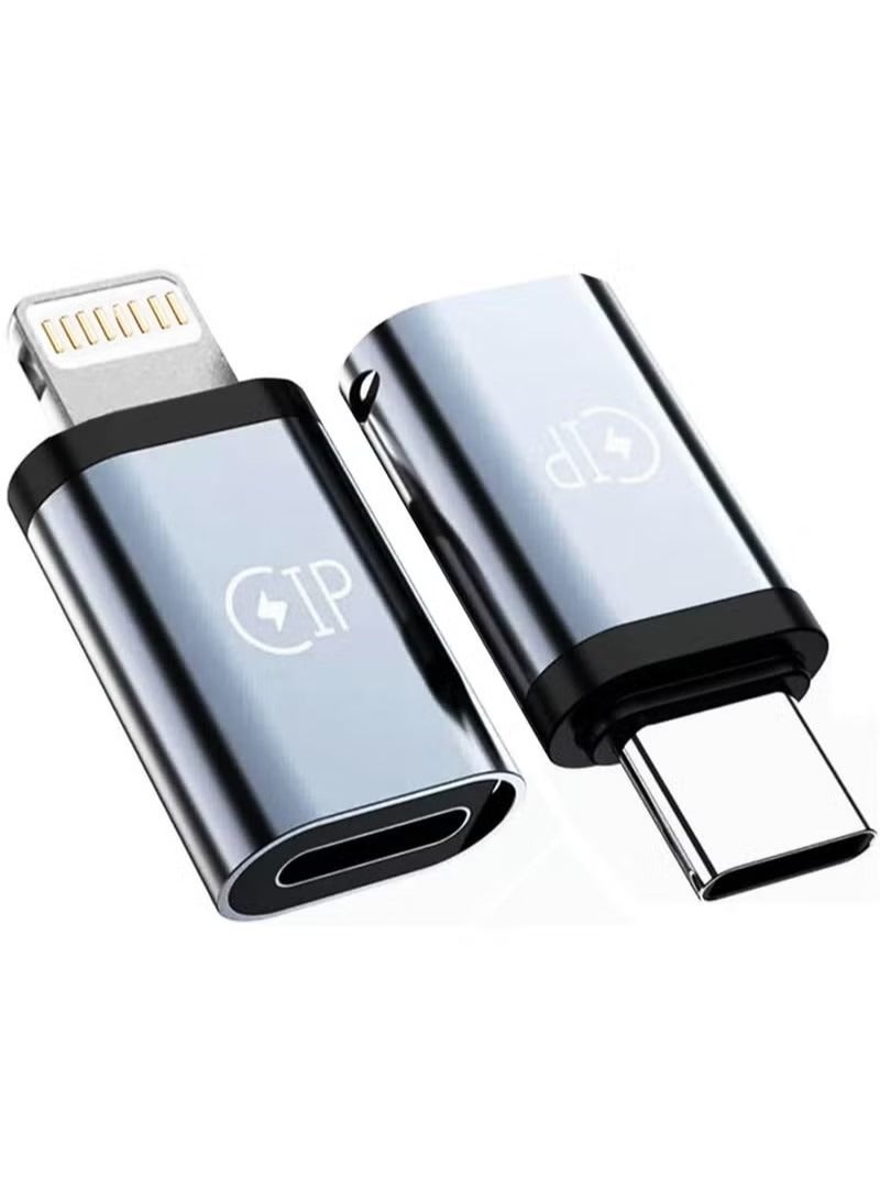 USB C to Lightning Adapter – USB C Male to Lightning Female for iPhone 13/12/11/X/XS/XR/8, MacBook, Samsung Galaxy, Dell XPS, Laptop & Monitor – Compatible with Type C Devices - Image 1