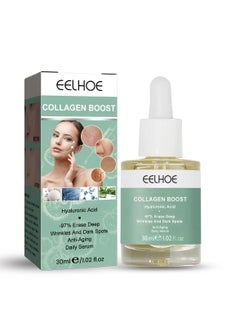 Collagen Boost Hyaluronic Acid -97% Erase Deep Wrinkles And Dark Spots Anti-Aging Daily Serum