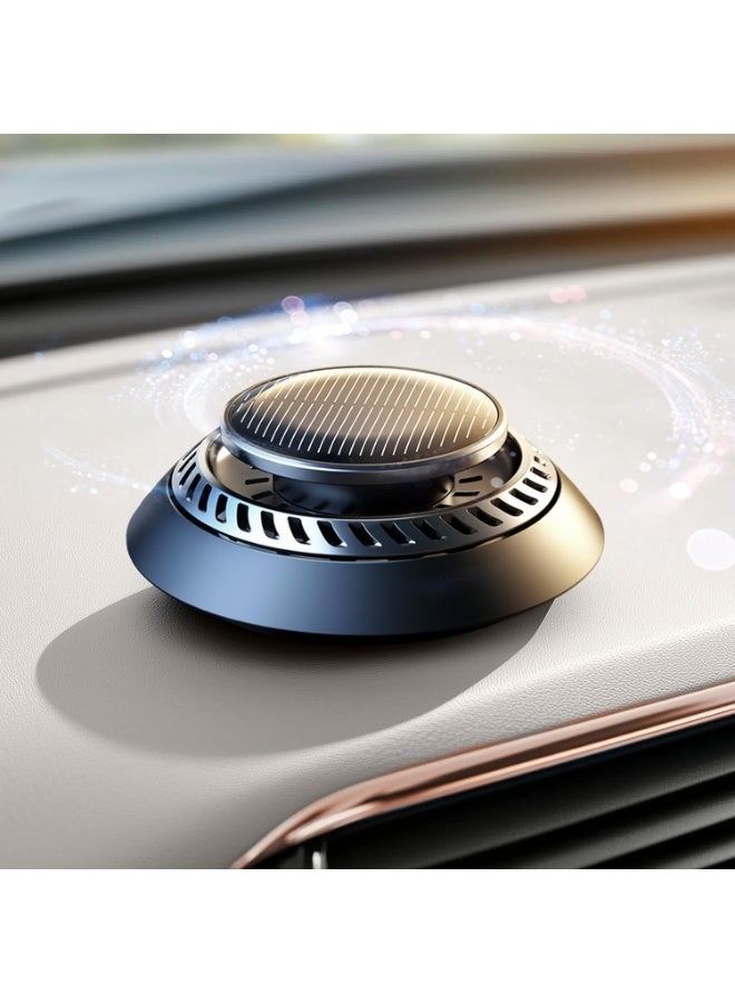 2026 جديد منعش الهواء سيارة UFO, الطاقة الشمسية السيارات الدوارة, سبيكة الألومنيوم, يدعم العطور DIY, العطر الفرنسي الطبيعي, كولونيا والمحيط, اثنين من الزيوت, منعشات السيارة F21, عطر السيارة - Image 1