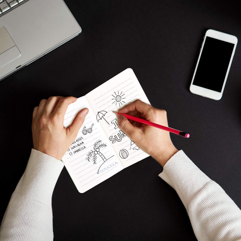 XYark Small Pocket Journals Notebook Bulk, Line Paper, 60 Pages, 3.5x5.5 inch, 12 Pack - Image 2