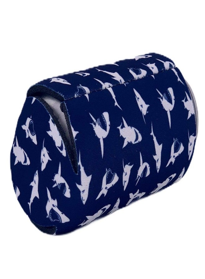 Coolie Junction Shark Pattern Collapsible Can Coolie - Image 2