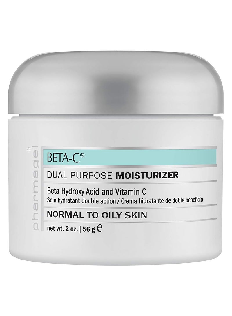 Pharmagel Beta-C Dual Action Moisturizer Normal to Oily Skin | Brightening and Smoothing Face Moisturizer | Pore Minimizer & Rejuvenation  2 oz - Image 4