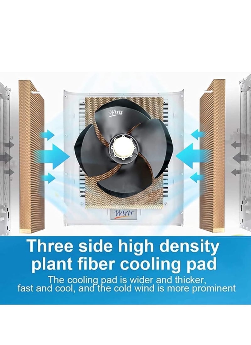 Wtrtr Wtrtr 120L big Air Cooler，550W Evaporative Air Cooler, Equipped with Ice Box Technology, 3 Wind Speed| Left, Right, Up and Down Swing, Ideal for Home and Office  - Image 2