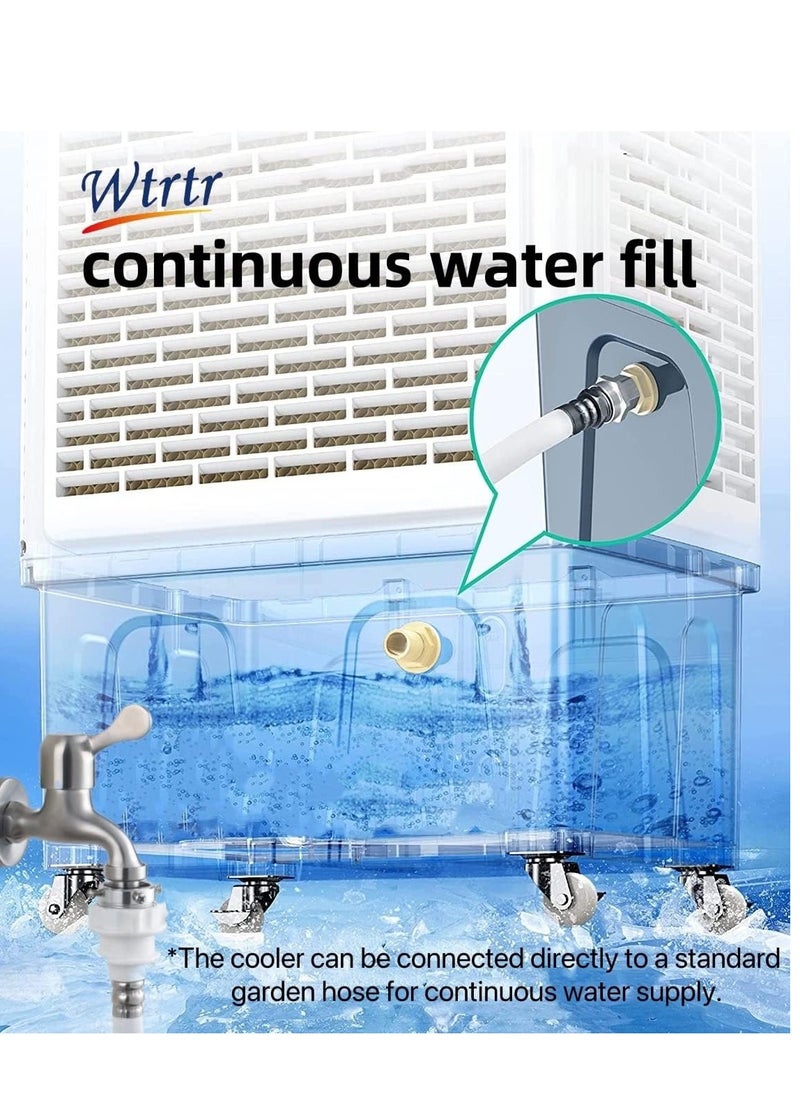 Wtrtr Wtrtr 120L big Air Cooler，550W Evaporative Air Cooler, Equipped with Ice Box Technology, 3 Wind Speed| Left, Right, Up and Down Swing, Ideal for Home and Office  - Image 4