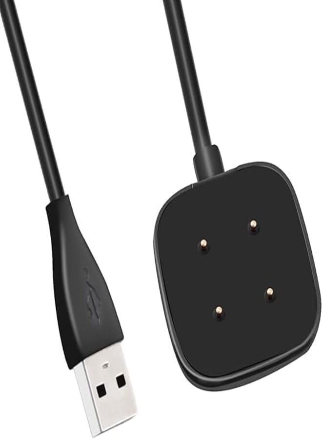 Next Next Store Replacement Charger Compatible with Fitbit Sense/Fitbit Versa 3 Charger, Replacement Charger Dock and USB Charging Cable Fit for Fitbit Sense/Versa 3, Charging Dock Stand for Sense/Versa 3.
