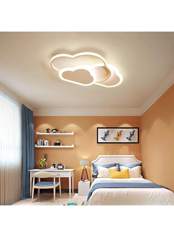 WALALLA 3 Color Dimmable LED Ceiling Light,42cm Modern Cloud Flush Mount Acrylic Ceiling Lamp, Ceiling Lighting Fixture for for Bedroom, Kitchen, Bathroom, Hallway, Stairwell - Image 2