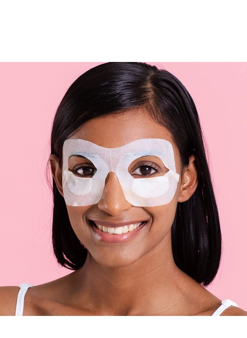 سكين ريبابلك قناع تفتيح العيون (30 زوجًا) - مصل ثلاثي المفعول مع فيتامين سي وحبوب القهوة والشاي الأخضر، يقلل الهالات السوداء والانتفاخات والتعب، مرطب ومنعم ومختبر من قبل أطباء الجلدية - Image 4