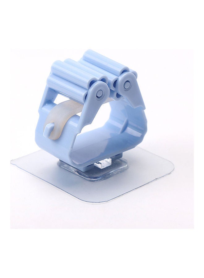 NIBEMINENT Acrylic Traceless Wall Mop Clip Blue/Silver/Clear 