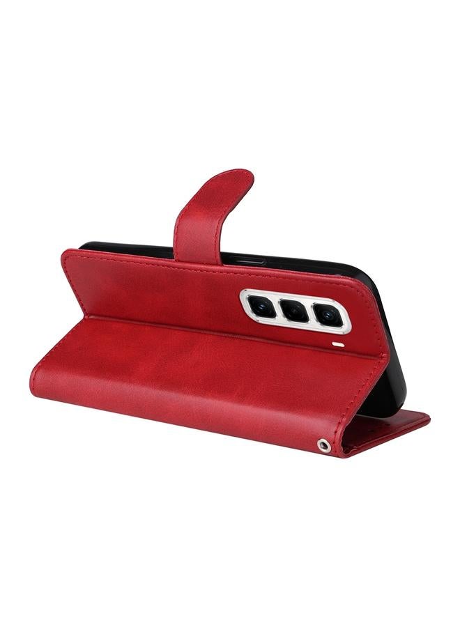 S-TOP Case For Infinix Hot 50 Pro+ 4G Classic Calf Texture Flip Leather Phone Case - Image 5