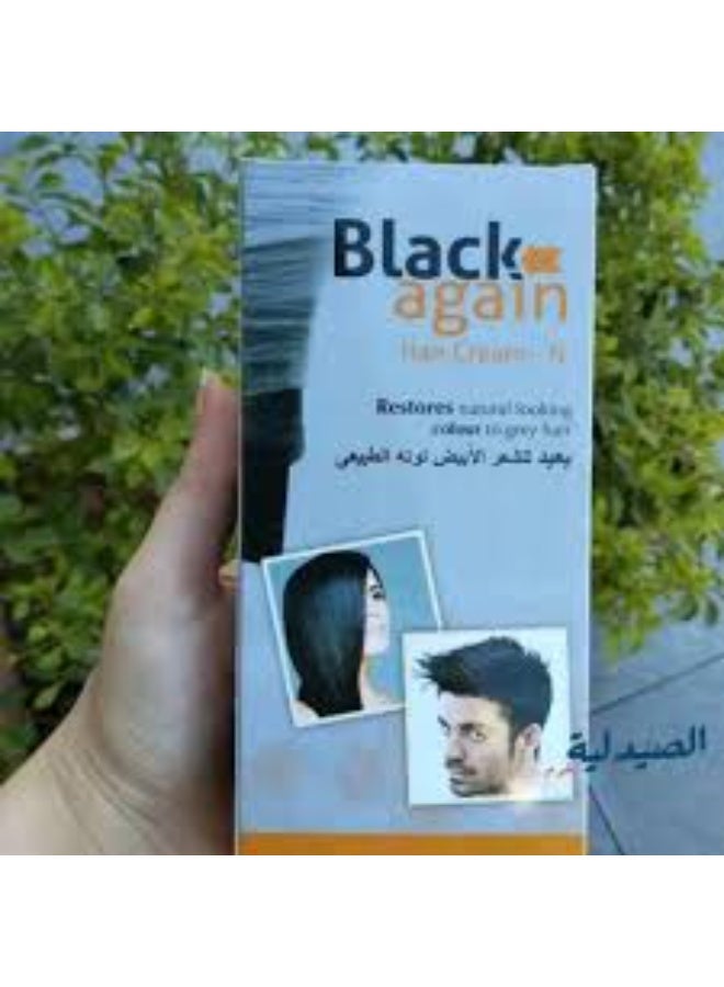 Black again hair cream
