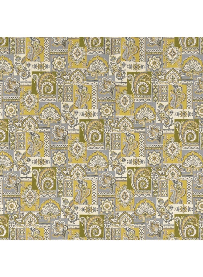 DDECOR Live beautiful DDECOR - Pack of 1 Charmy Ethnic Motifs Cotton Double Bedsheet with 2 Pillow Covers - Yellow  - Image 5