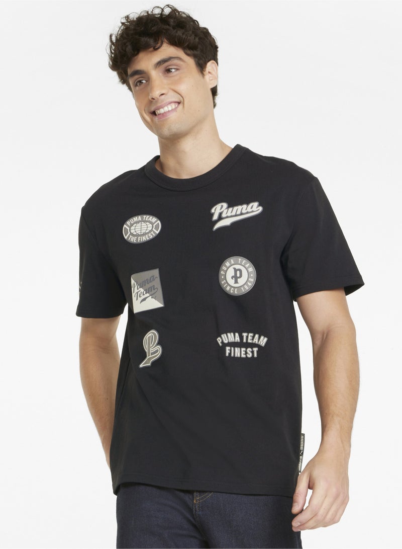 PUMA Team Statement Mens Shortsleeve T-shirt  - Image 1