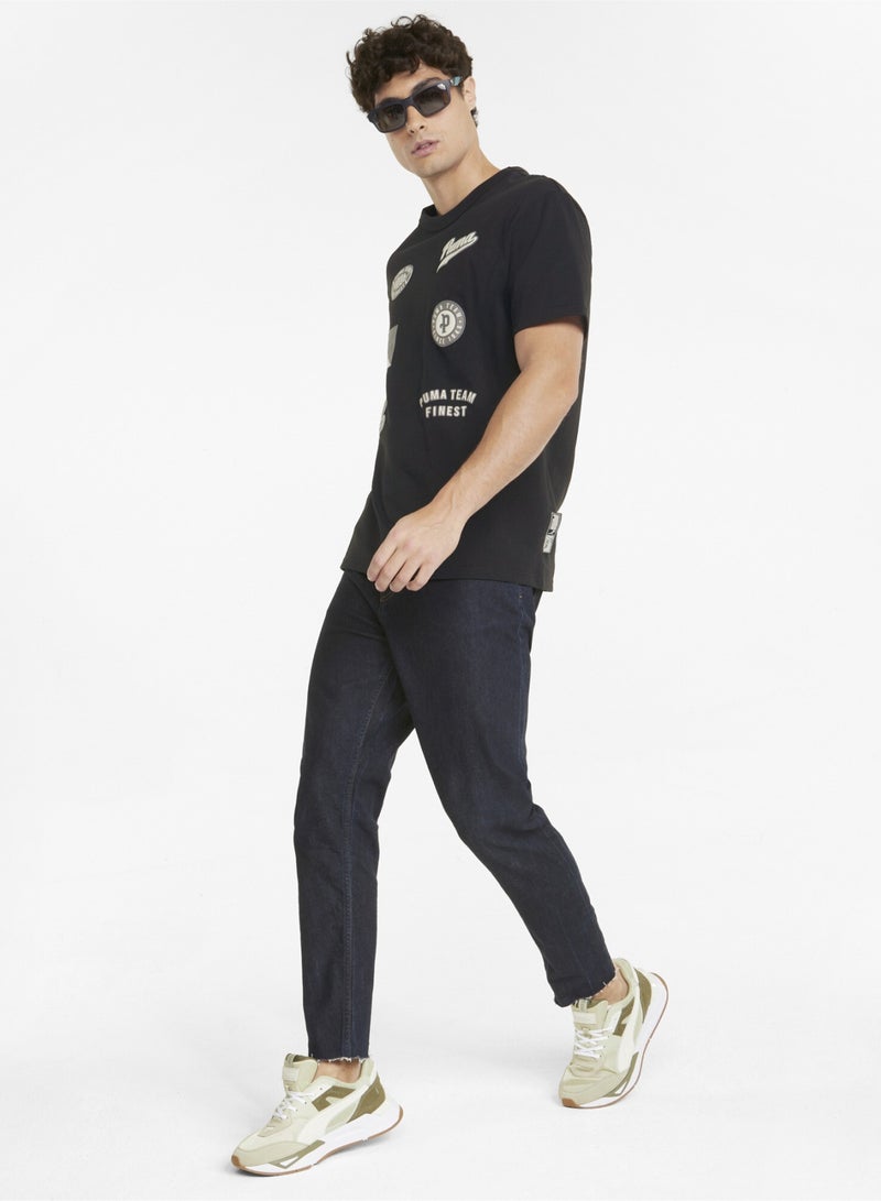 PUMA Team Statement Mens Shortsleeve T-shirt  - Image 3