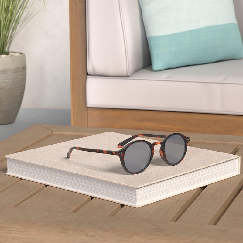 ZENOTTIC Polarized Sunglasses for Women Men: Retro Shades Round | Square Frame UV Protection 2 Pack - Image 2