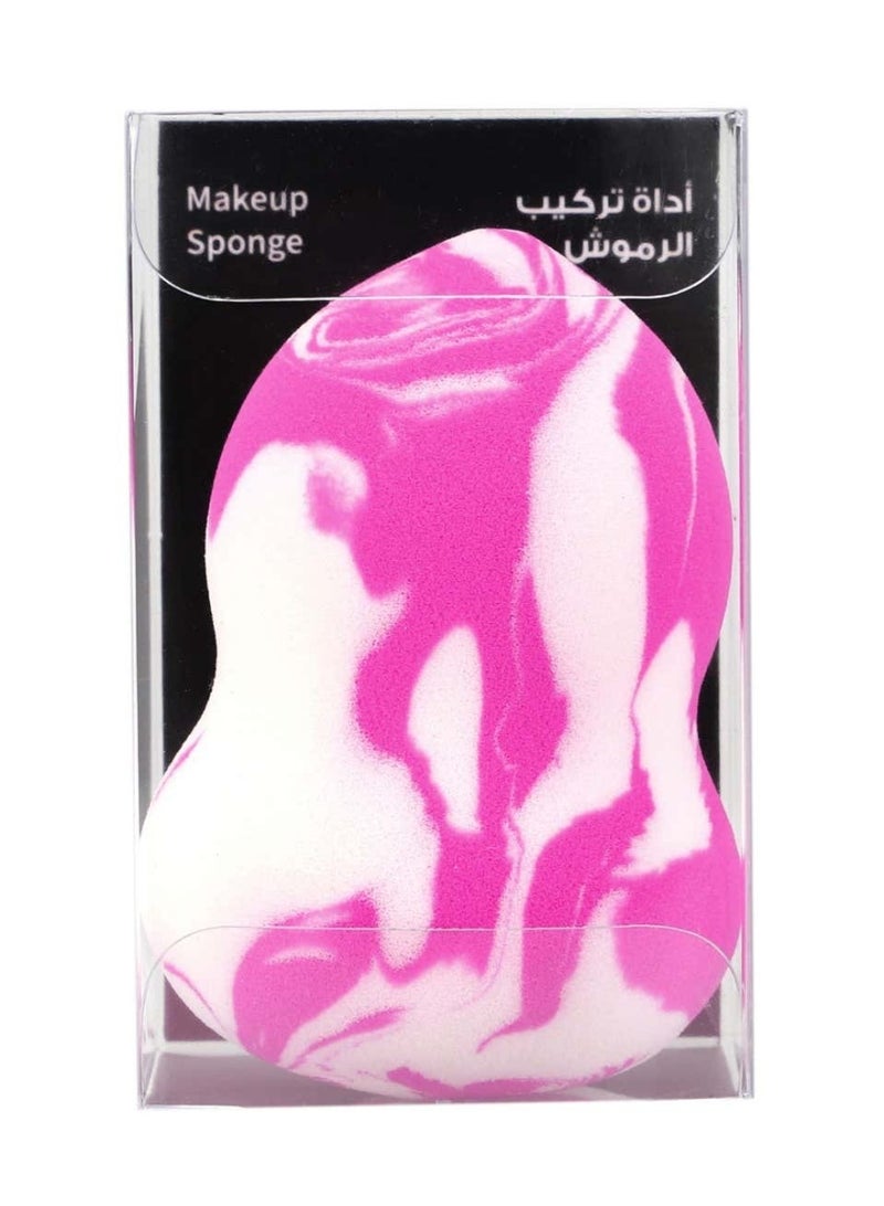 Sensi إسفنجة مكياج بتأثير الرخام (أبيض ووردي) - Image 1
