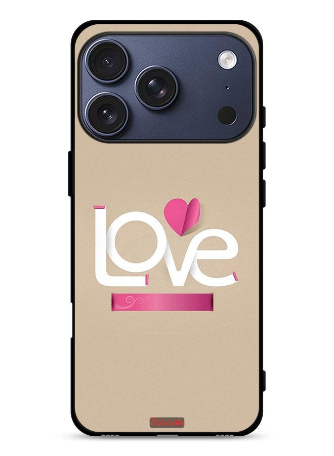Tolwak Apple iPhone 17 Pro Protective Case Cover Love Art - Image 1