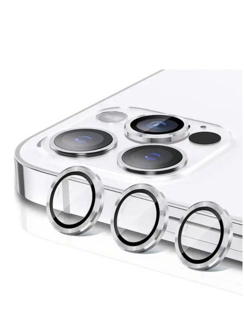 Anti-scratch Tempered Glass Camera Cover For iPhone13 Pro / 13 Pro Max Silver