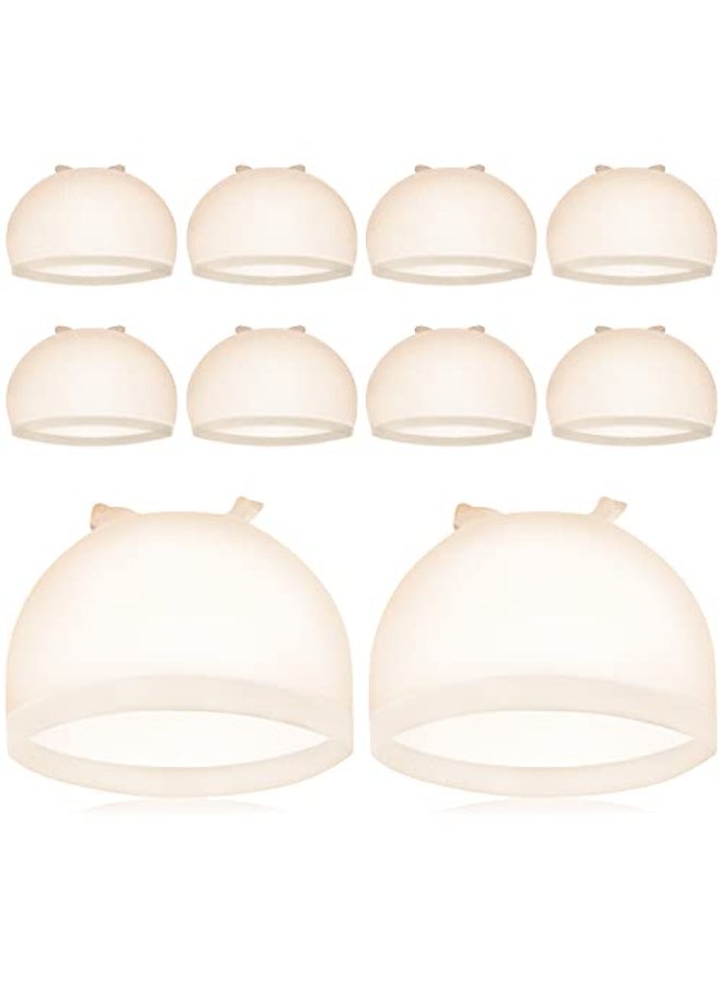 IKOCO HD Wig Cap IKOCO 8Pcs Transparent Wig Cap for Women Lace Front Ultra Thin Nude - Image 1