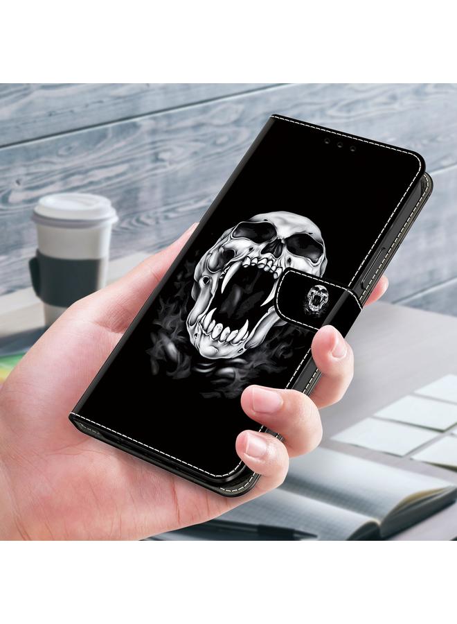 اس-توب جراب هاتف OPPO A17 من الجلد المطلي بالكريستال - Image 5