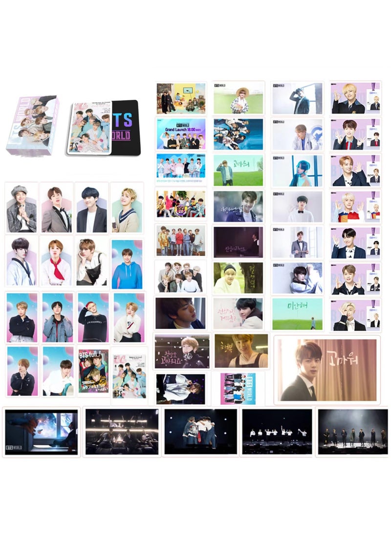 Generic 55-Piece BTS Album WORLD Lomo Card - Image 3