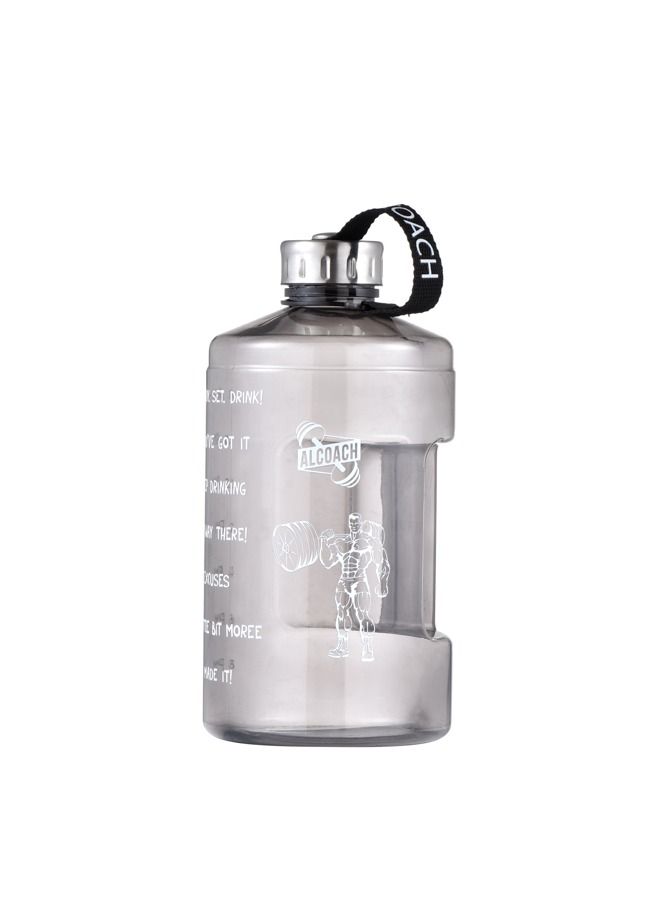 ALCOACH BPA Free Plastic Gallon Hydro Jug Large Eco Friendly Reusable Bottle 2.2L - Image 2