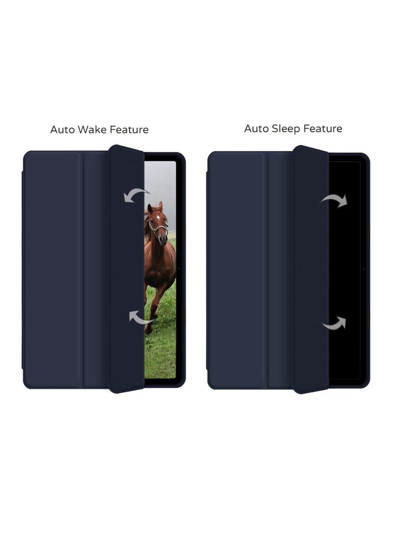 Protect - Samsung Galaxy Tab A8 10.5" Case with pen holder flexible silicone case auto sleep & wake features - Image 1