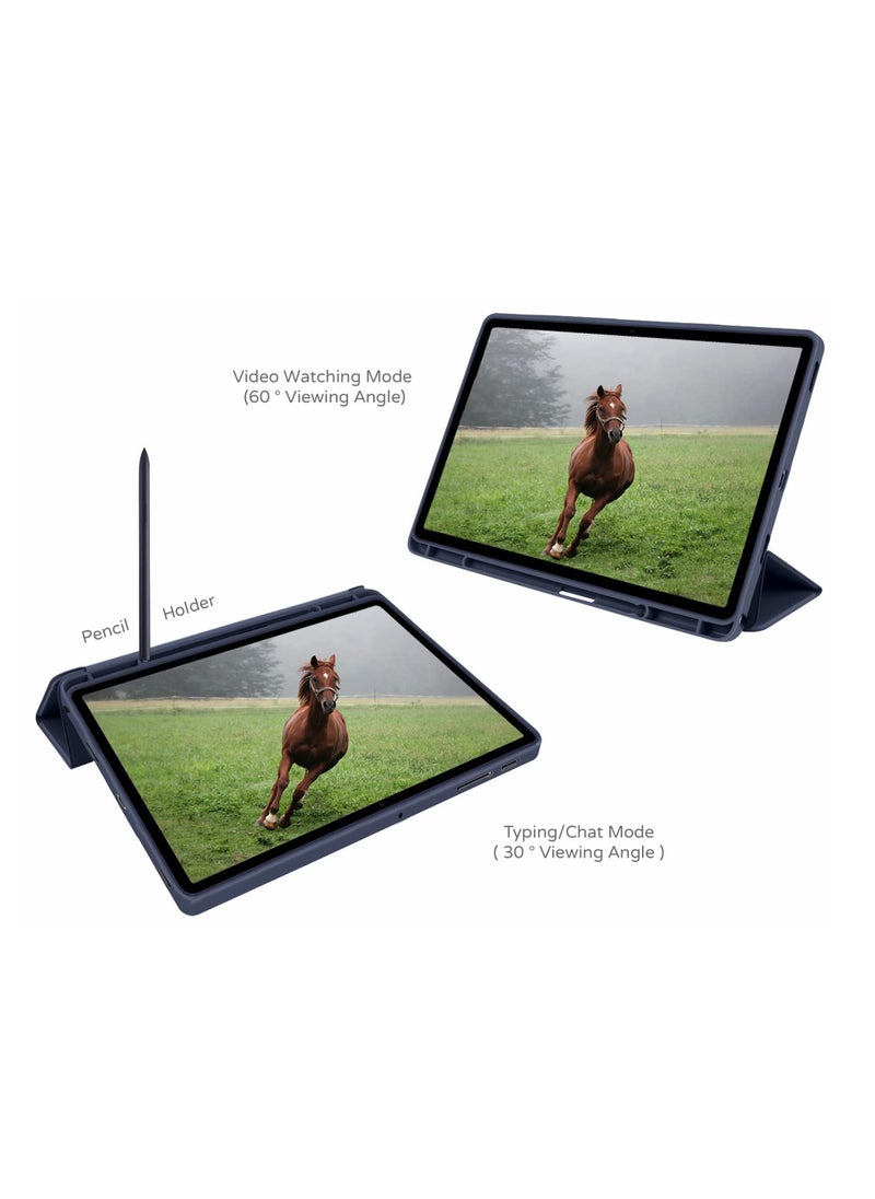 Protect - Samsung Galaxy Tab A8 10.5" Case with pen holder flexible silicone case auto sleep & wake features - Image 1