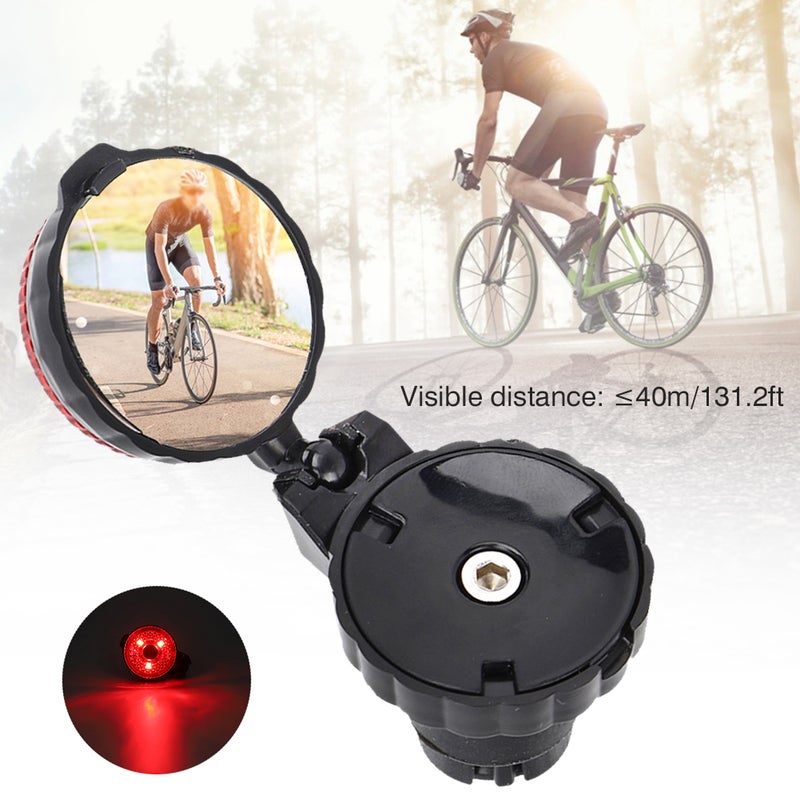 Bike Adjustable Handle Plug Rear View Mirror Rearview Retroreflector   Safety Cycling Equipment for Road BicycleMini Rearview Mirror - Image 3