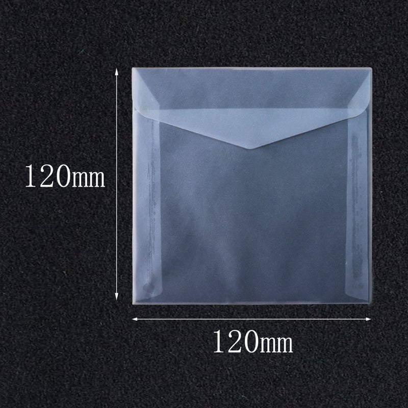 Creative Sulfuric Acid Paper Envelope Printing Bronzing Gift Greeting Card Invitation Card Storage Envelope Making Transparent Envelope Paper Bag - Image 1