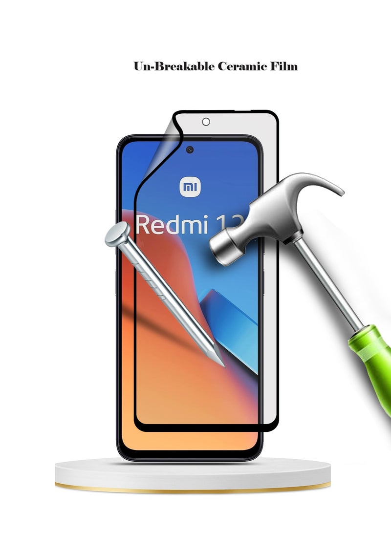 Techie 9D Matte Ceramic Screen Protector Film for Redmi 12 – Smooth Feel Anti Fingerprint Bubble Free - Image 5