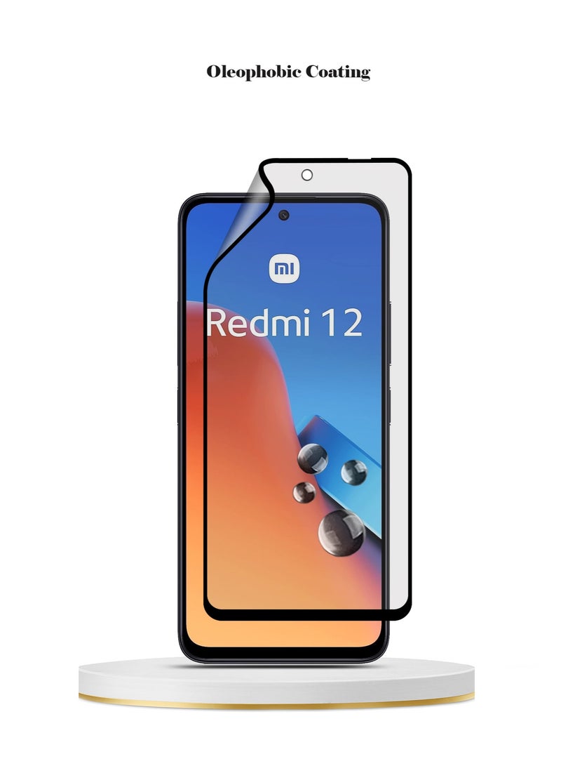 Techie 9D Matte Ceramic Screen Protector Film for Redmi 12 – Smooth Feel Anti Fingerprint Bubble Free - Image 3