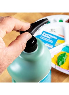 Mont Marte Signature Acrylic Colour 2 Litre Content With Pump Phthalo Blue  - Image 2