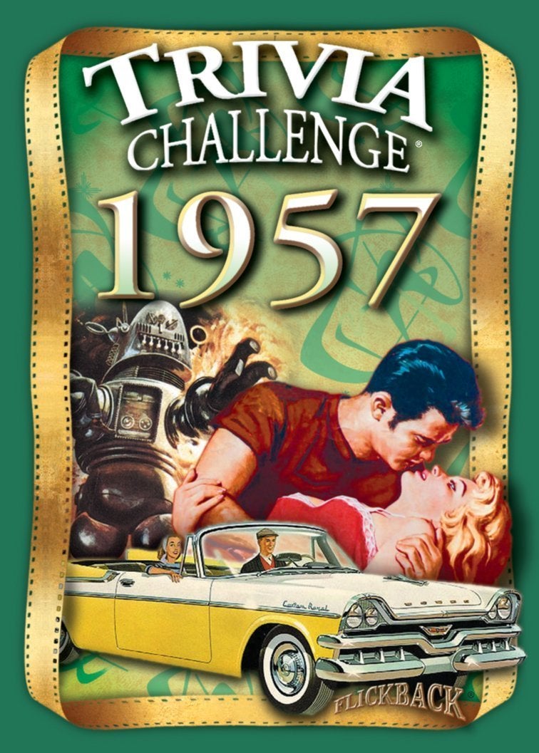 Flickback 1957 Trivia Playing Cards: Perfect Birthday or Wedding - Image 2