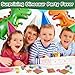 AugToy 30PCS Small Hatching Dinosaur Eggs for Dinosaur Birthday Party Favors Easter Egg Fillers Goodie Bag Stuffers Classroom Carnival Prizes Pinata Novelty Grow in Water Dino Eggs with Toys Inside Bulk - Image 4