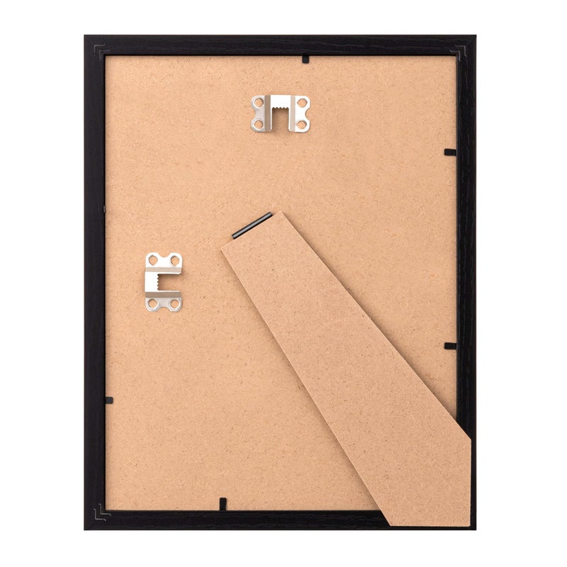 eletecpro 8.5x11 Picture Frames Set of 10  Picture Frame Collage Wall Decor Display 5x7 Photo with Mat or 8.5x11 without Mat  Home Decor Gallery Frame for Table Top or Wall Mounting  Black - Image 4