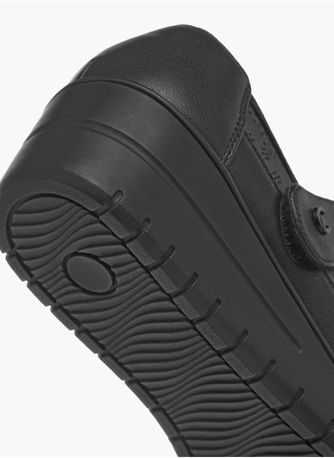 Le Confort Women Laser Cut Ballerina Shoes with Hook and Loop Closure  - Image 5