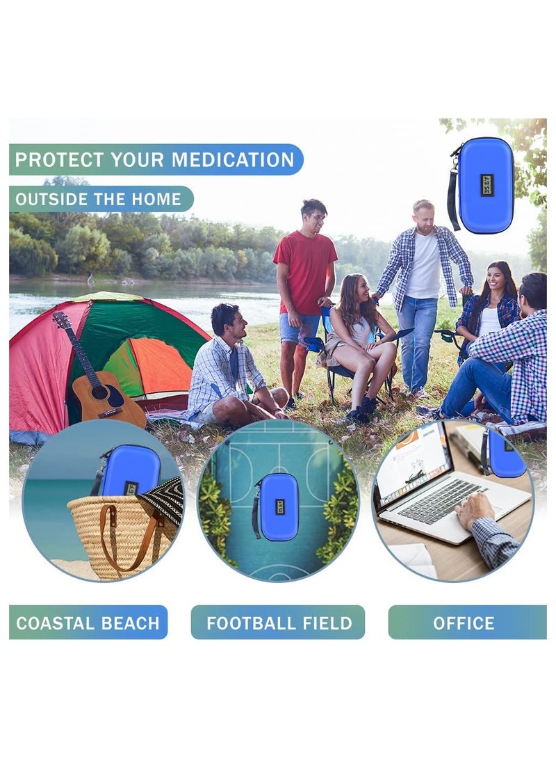 SYOSI Insulin Cooler Travel Case with Temperature Control, Diabetes Bags Carry Case Diabetes Travel Case Insulin Supply Carrying Case with 2 Ice Packs TSA Approved for Insulin Supplies - Image 3