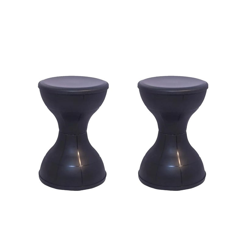 NILKAMAL Nilkamal STL12 Strong and Durable Plastic Seating Stool for Home Bedroom Bathroom Kitchen Living Room Office Adult Kids Childrens Garden Stool with high Load Capacity Set Of 2 - Image 1