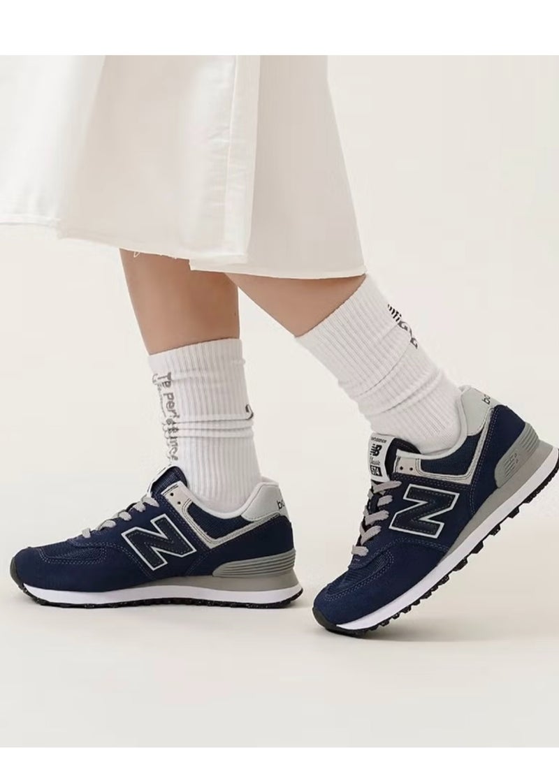 New Balance 574 Low Top Sneakers Navy/Gray  - Image 2