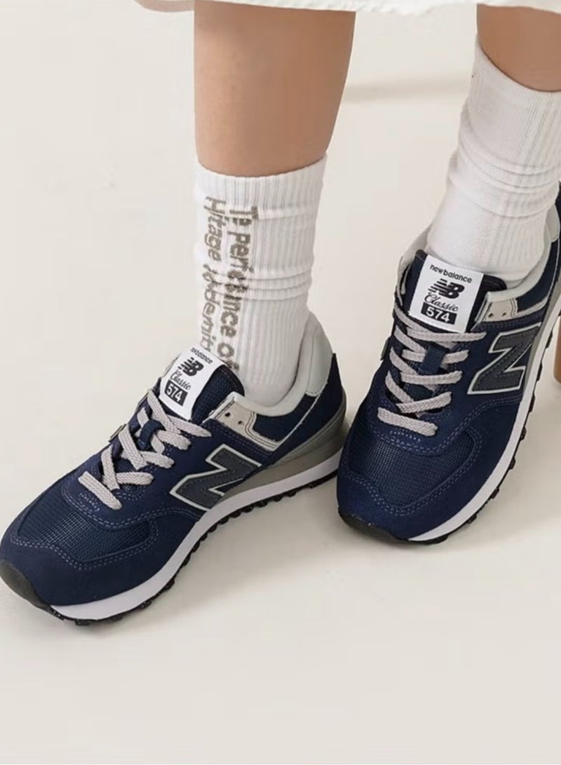 New Balance 574 Low Top Sneakers Navy/Gray  - Image 5