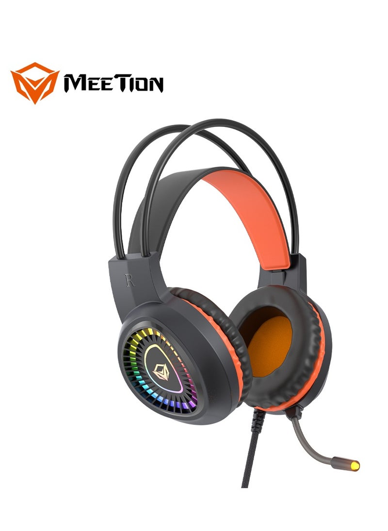 Meetion - Meetion MT C505 4 in 1 Gaming Combo Kit, Anti Ghost RGB Gaming Keyboard, 5+1 Buttons 3200DPI Gaming Mouse, Backlit Gaming Headphone with Omni Directional Microphone, High Precision Gaming Mouse Pad - Image 1