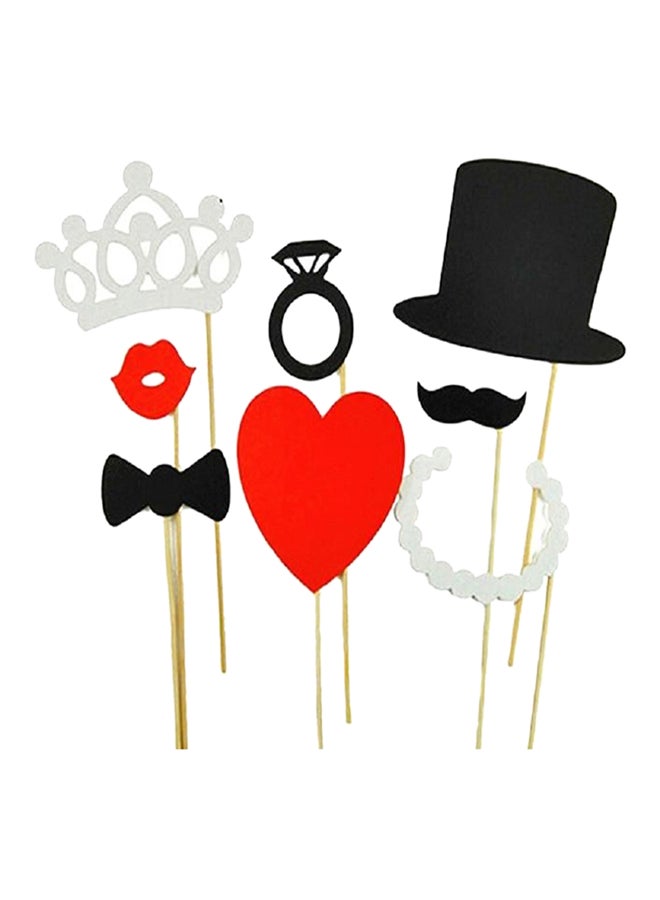 QiaoKai 8-Piece Photo Booth Props