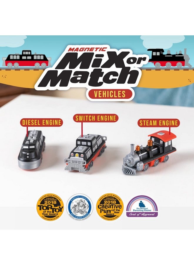 POPULAR PLAYTHINGS Magnetic Mix or Match Vehicles, Train - Image 2