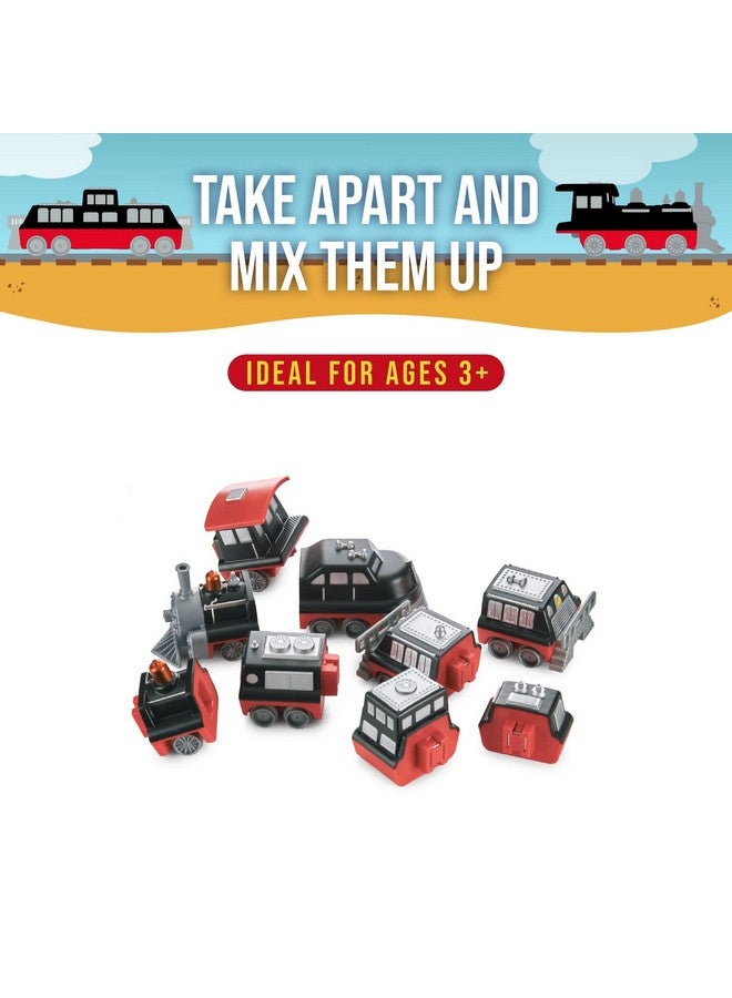 POPULAR PLAYTHINGS Magnetic Mix or Match Vehicles, Train - Image 3