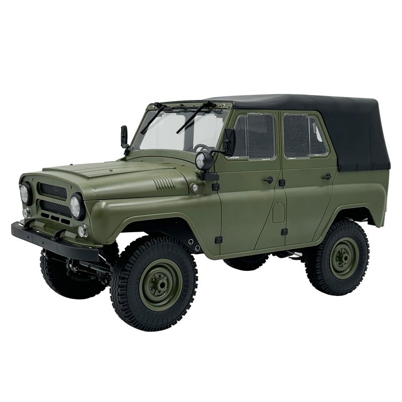 ARRIS سيارة ARRIS 112 RC زاحف WPL C94 UAZ469 مقياس RC زاحف صخري 4x4 24GHz RTF شاحنة طرق وعرة 4WD شاحنة عسكرية RC مع توجيه متناسب هدية للبالغين - Image 3