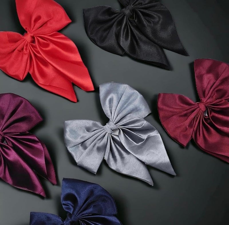 Generic Korean Bal Bow for Girls Package of 3 Multicolour Stylish Hair Accessories For Toddlers and Children perfect for syle parties and special occasions  - Image 3