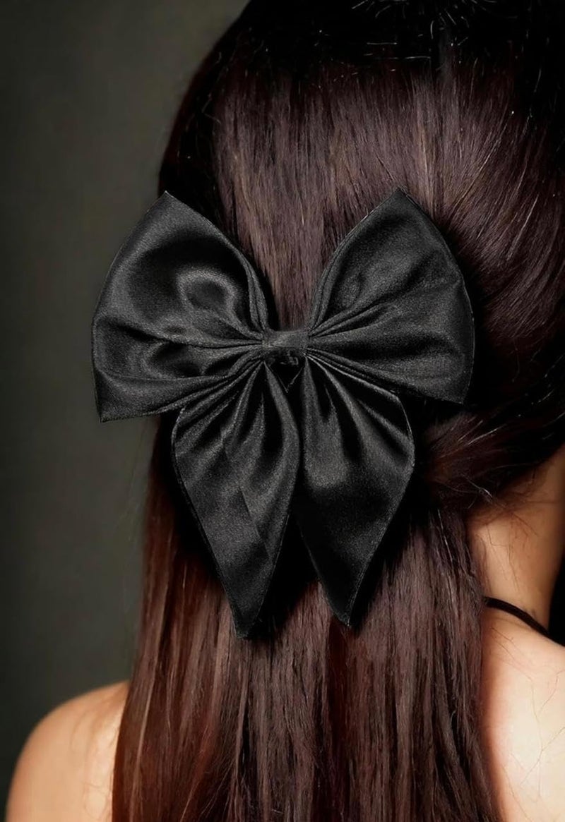 Generic Korean Bal Bow for Girls Package of 3 Multicolour Stylish Hair Accessories For Toddlers and Children perfect for syle parties and special occasions  - Image 2